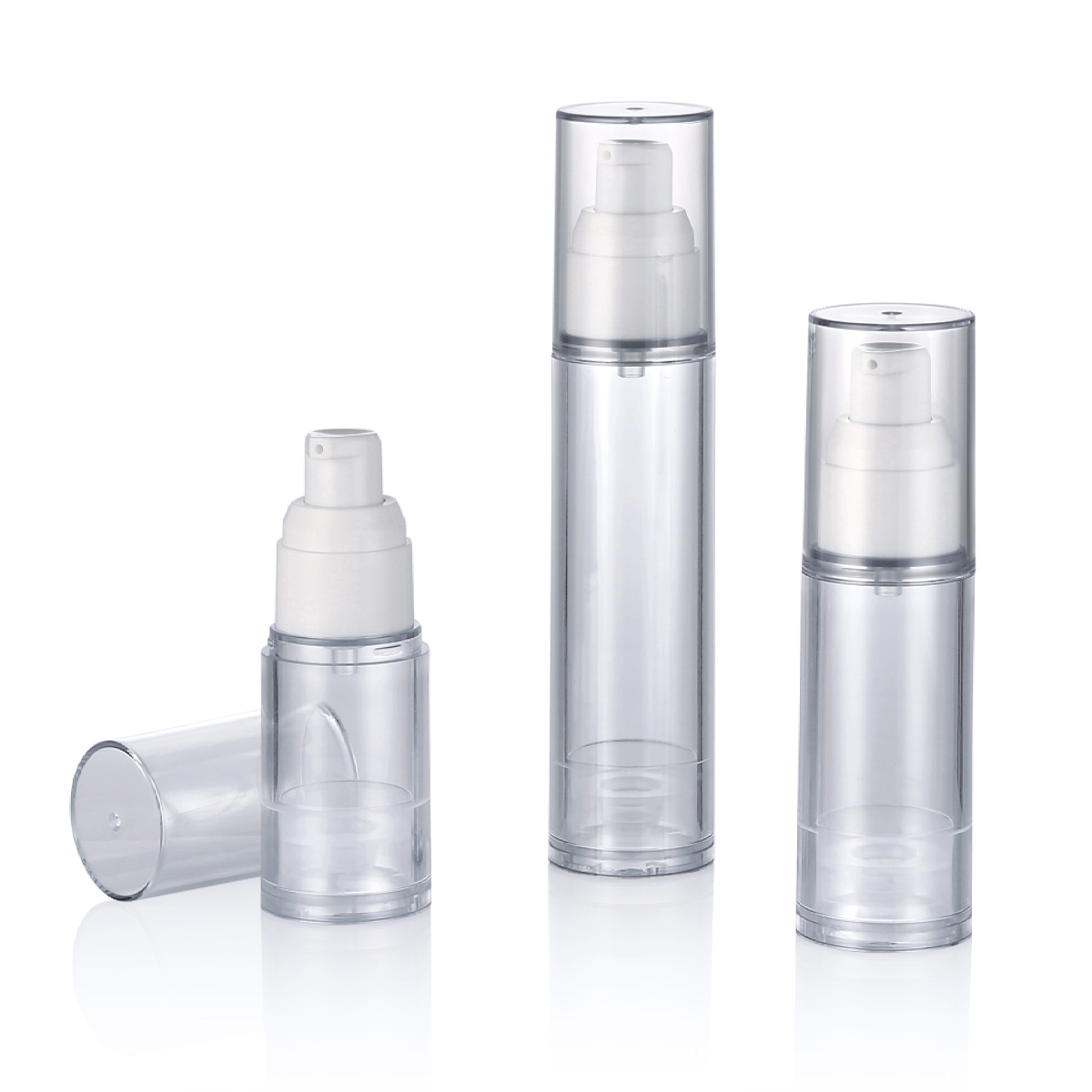 15 ml 30 ml 50 ml flaske Airless Pump Custom Reusable Vacuum Spray Bottle Airless Cream Bottle With Fine Spray L01-1