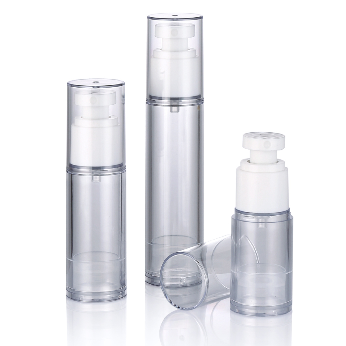30 ml 50 ml 60 ml 80 ml 100 ml lotion Genopfyldelig kosmetisk emballage Airløs serumpumpeflaske L02-1