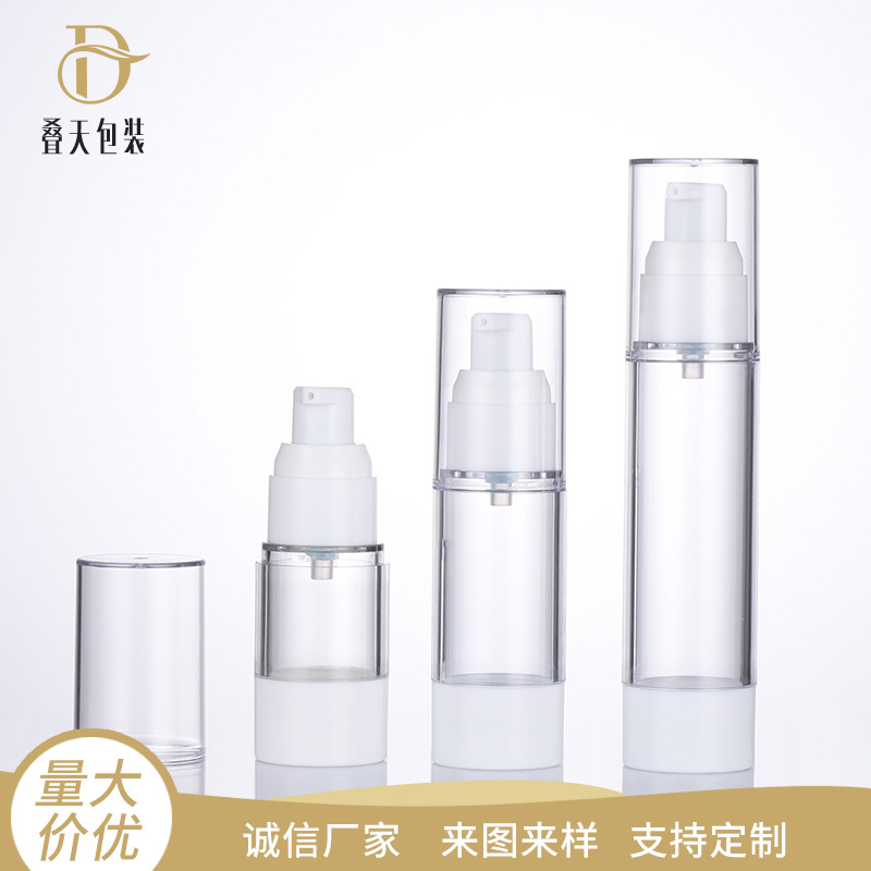 Lotion Sub Bottle 15 30 50 80 100 120 ml Rejsevand Genopfyldning Vakuumflaske Lotionflaske