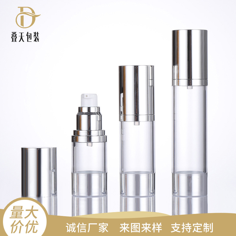 15 30 50 80 100 120 ml rejse sub flaske fugl mund presse kosmetisk flaske lotion vakuumflaske