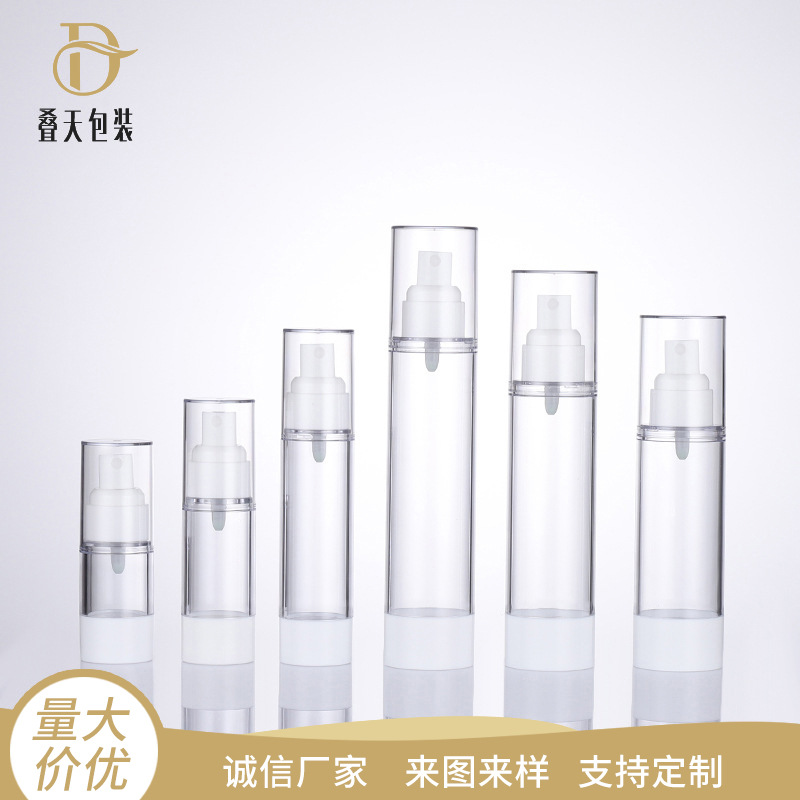 15/30/50/80/10/120 ml plastflaske rejse kosmetik sub flaske spray flaske vakuumflaske