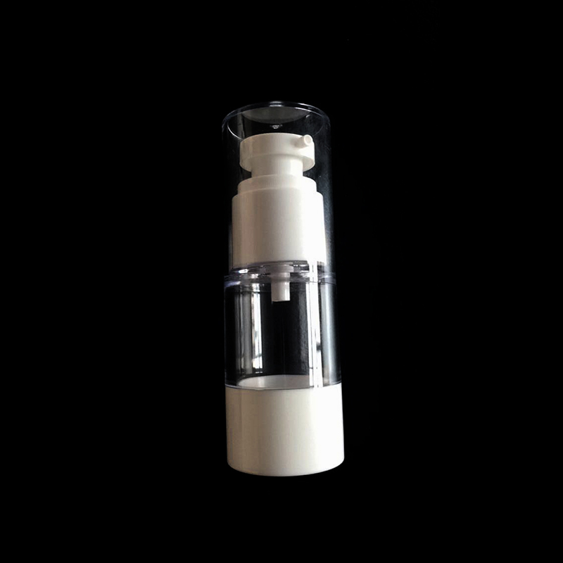 Klassisk 33 vakuumflaske 15 ml 30 ml 50 ml PP -flaske Transparent låg Presselotion Flaske