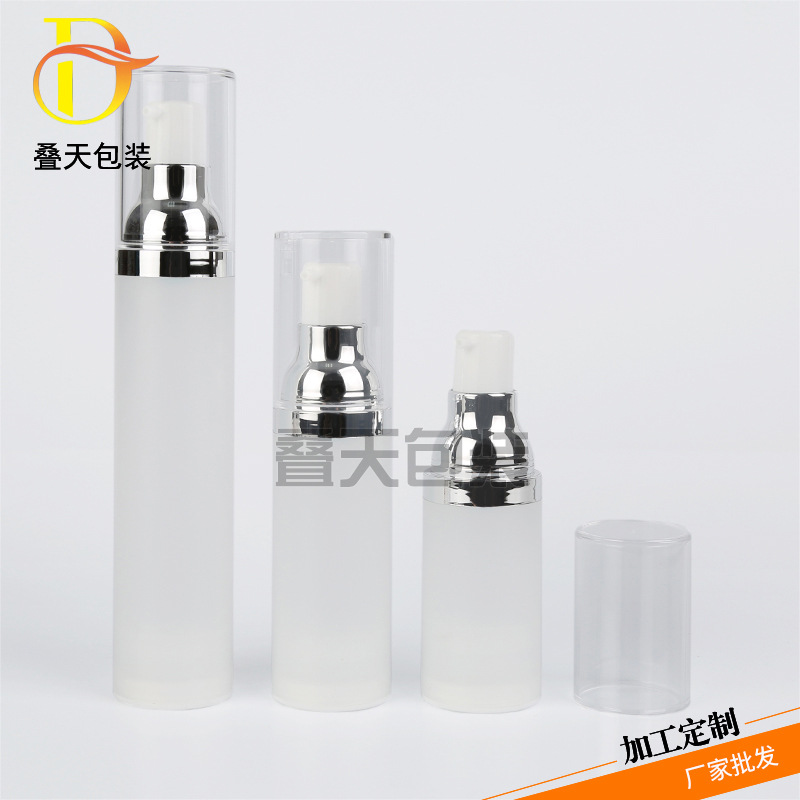Ny forsyning plast kosmetik flasker 15 30 50 ml vakuum lotion flaske flydende fundament flaske flaske